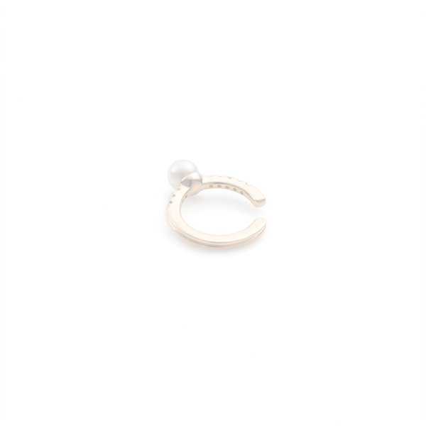 画像3:   Hirotaka ヒロタカ Akoya Pearl Diamond Ear Cuff{-BAS} (3)