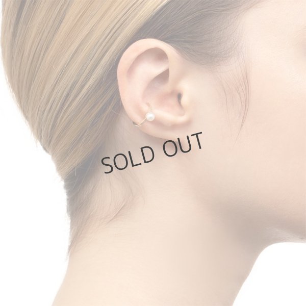画像4: {SOLD}Hirotaka ヒロタカ Akoya Pearl Diamond Ear Cuff{-BAS} (4)