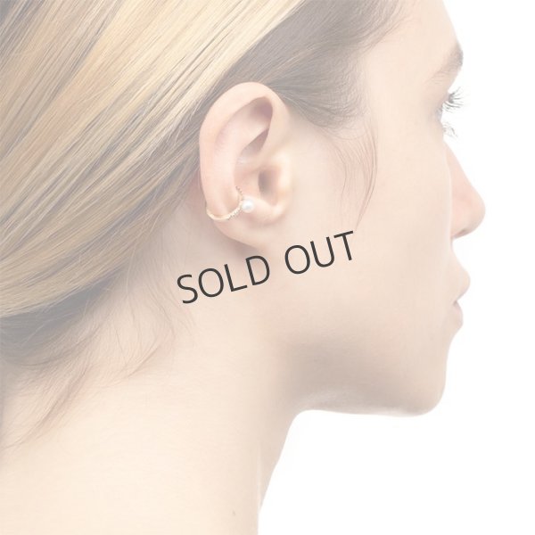 画像5: {SOLD}Hirotaka ヒロタカ Akoya Pearl Diamond Ear Cuff{-BAS} (5)