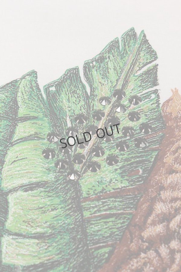 画像4: {SOLD}DOMREBEL ドムレーベル PEEK T-SHIRT ブラックスワロフスキー{-AHS} (4)