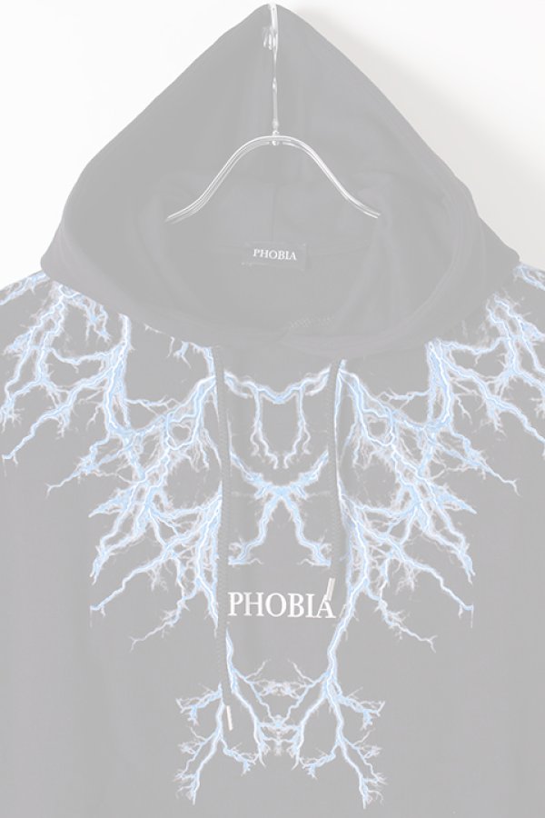 画像2:   PHOBIA フォビア LIGHTING HOODIE{-BJS} (2)