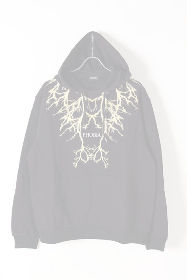 画像1:   PHOBIA フォビア LIGHTING HOODIE{-BJS} (1)