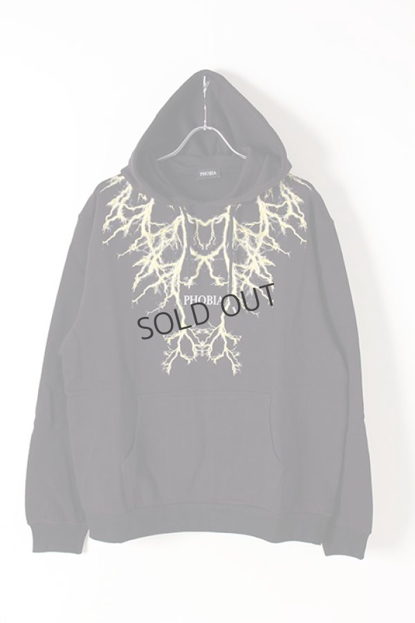 画像1: {SOLD}PHOBIA フォビア LIGHTING HOODIE{-BJS} (1)