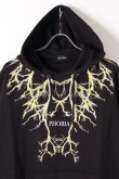 画像2: {SOLD}PHOBIA フォビア LIGHTING HOODIE{-BJS} (2)