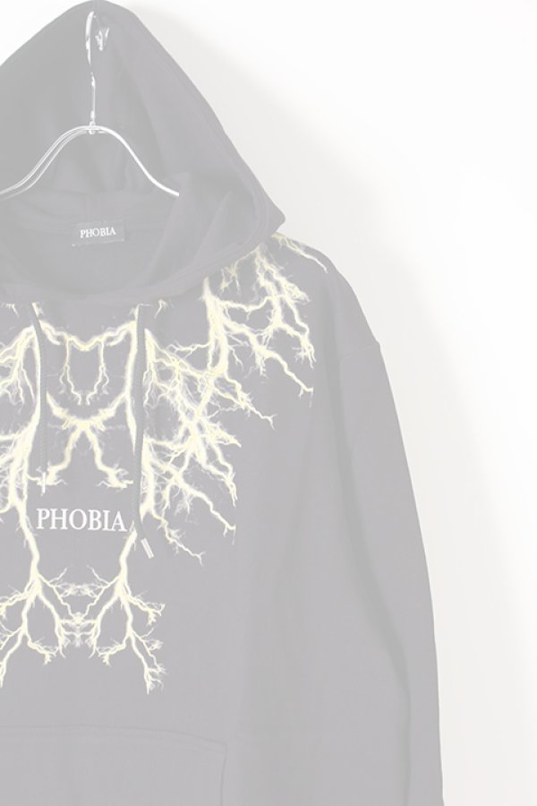 画像3:   PHOBIA フォビア LIGHTING HOODIE{-BJS} (3)