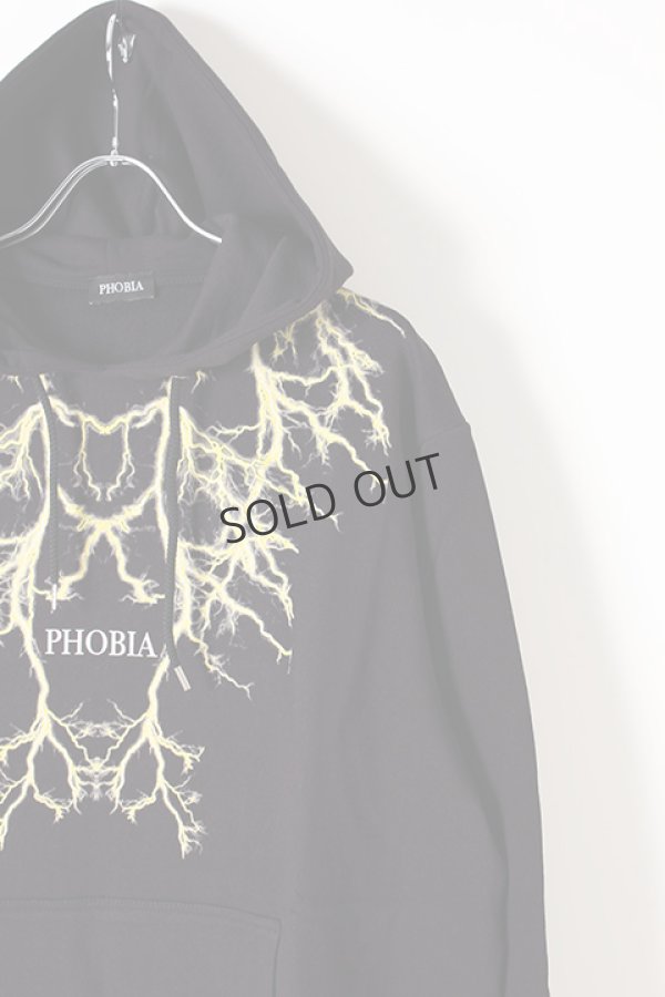 画像3: {SOLD}PHOBIA フォビア LIGHTING HOODIE{-BJS} (3)