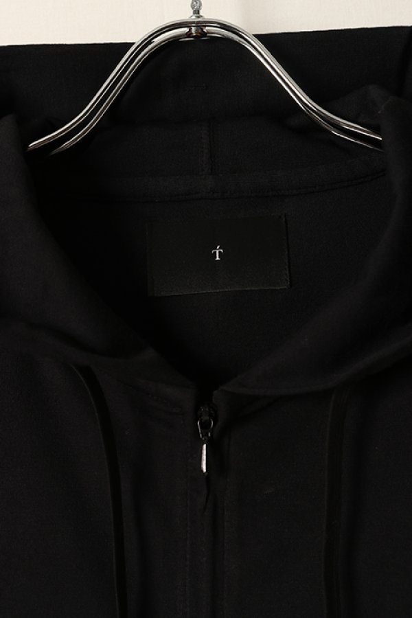 画像2: 【 30%OFF セール36,300円→25,410円】 T' ティー Hoodie Zip Up Long Sleeve Relax{-BDS} (2)