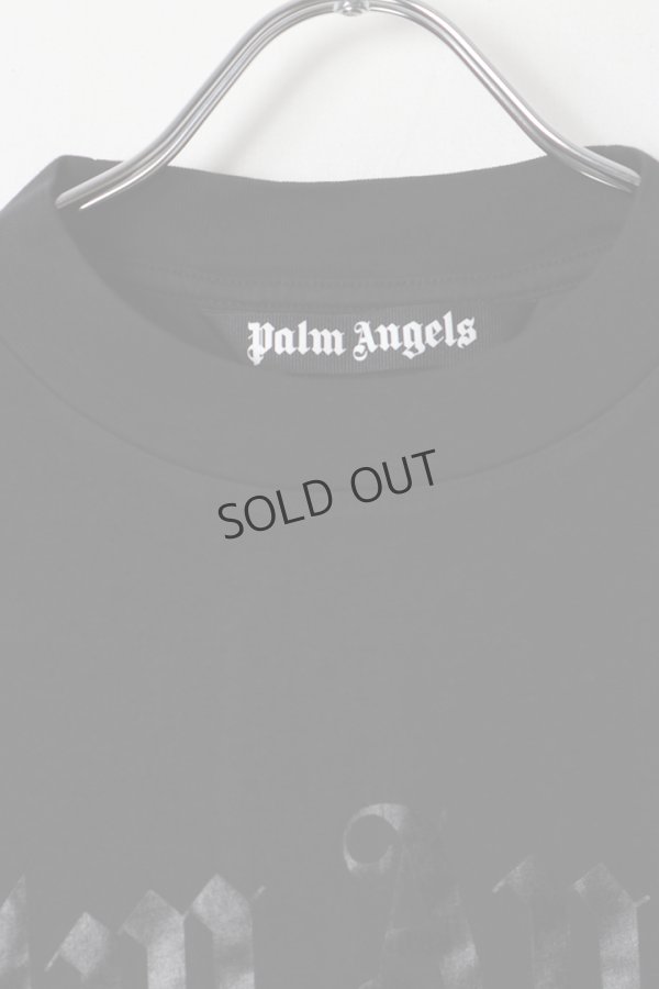 画像2: {SOLD}Palm Angels パームエンジェルス Curved Logo T-shirt{PMAA001S25JER0041010-BES} (2)