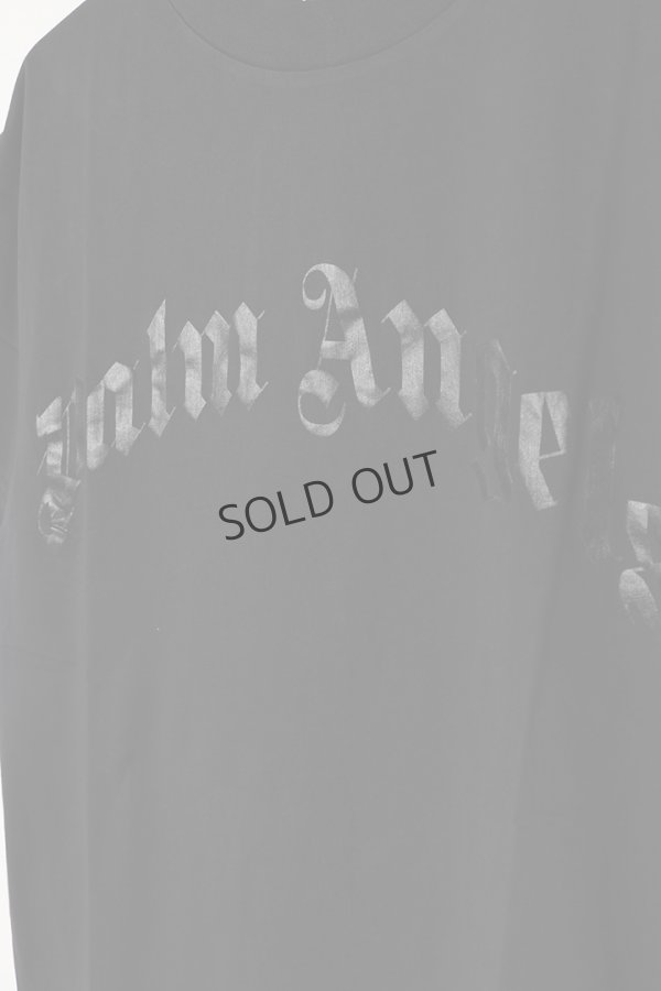 画像3: {SOLD}Palm Angels パームエンジェルス Curved Logo T-shirt{PMAA001S25JER0041010-BES} (3)