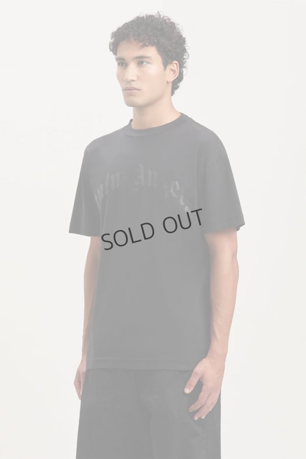 画像9: {SOLD}Palm Angels パームエンジェルス Curved Logo T-shirt{PMAA001S25JER0041010-BES} (9)
