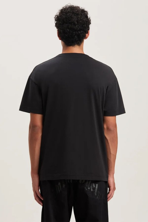 画像10: Palm Angels パームエンジェルス Curved Logo T-shirt{PMAA001S25JER0041010-BES} (10)
