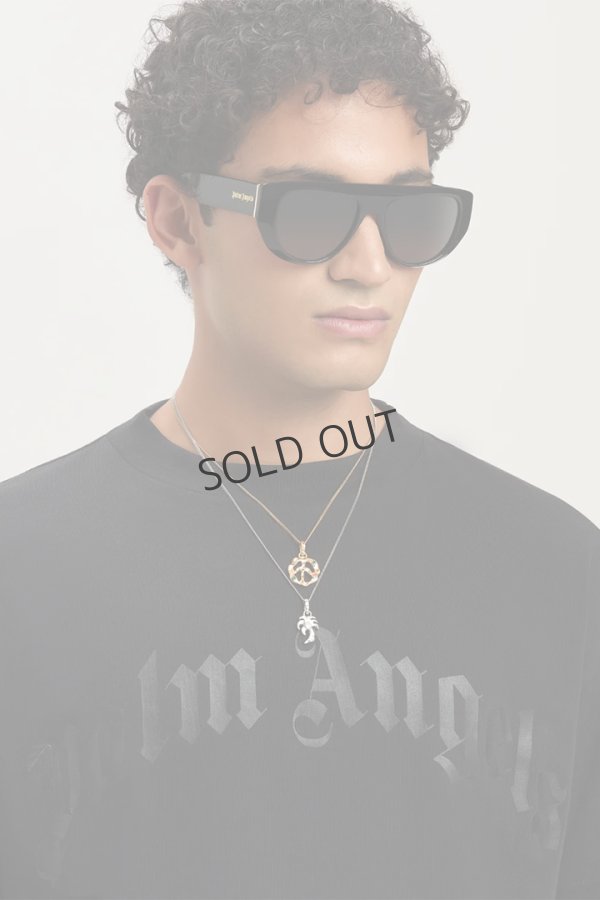 画像11: {SOLD}Palm Angels パームエンジェルス Curved Logo T-shirt{PMAA001S25JER0041010-BES} (11)