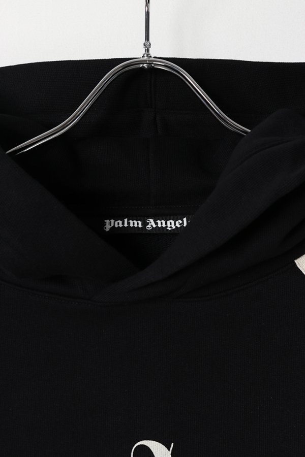 画像7: Palm Angels パームエンジェルス Curved Logo Track hoodie{PMBB171S25FLE001100B-BES} (7)