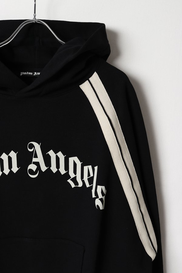 画像8: Palm Angels パームエンジェルス Curved Logo Track hoodie{PMBB171S25FLE001100B-BES} (8)