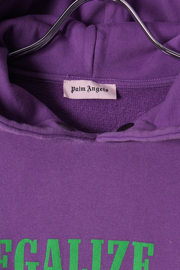 画像3: 【 40%OFF セール56,100円→33,660円】 Palm Angels パームエンジェルス LEGALIZE IT HOODY{-AIS} (3)
