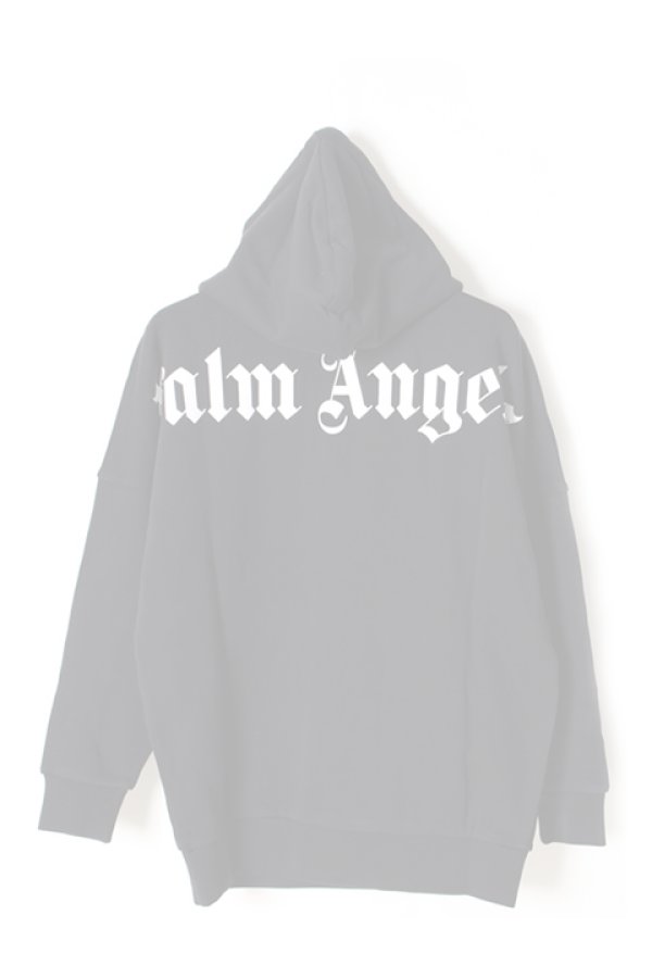 画像1:   Palm Angels パームエンジェルス LOGO OVER HOODY{-AIS} (1)