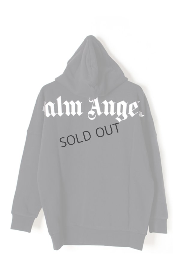 画像1: {SOLD}Palm Angels パームエンジェルス LOGO OVER HOODY{-AIS} (1)