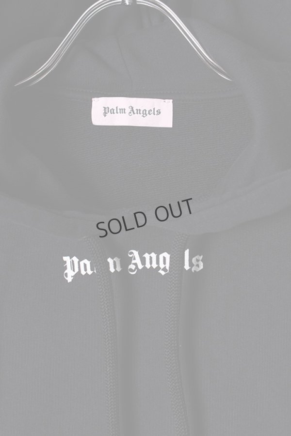 画像3: {SOLD}Palm Angels パームエンジェルス LOGO OVER HOODY{-AIS} (3)