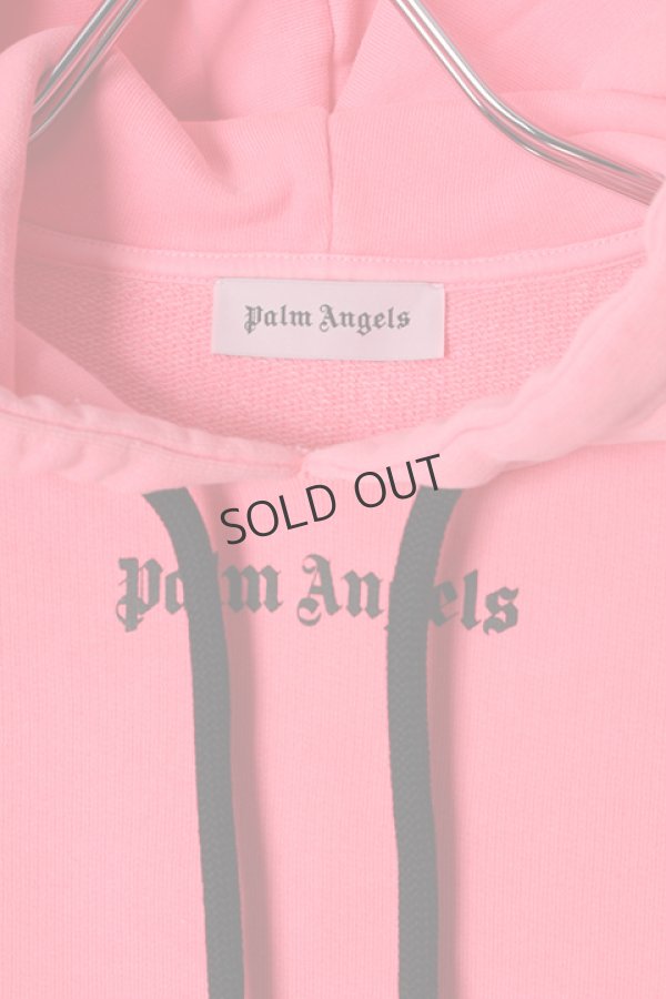 画像3: {SOLD}Palm Angels パームエンジェルス LOGO OVER HOODY{-AIS} (3)