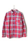 画像1: {SOLD}Palm Angels パームエンジェルス PINK TARTAN OVER LOGO SHIRT{-AIS} (1)