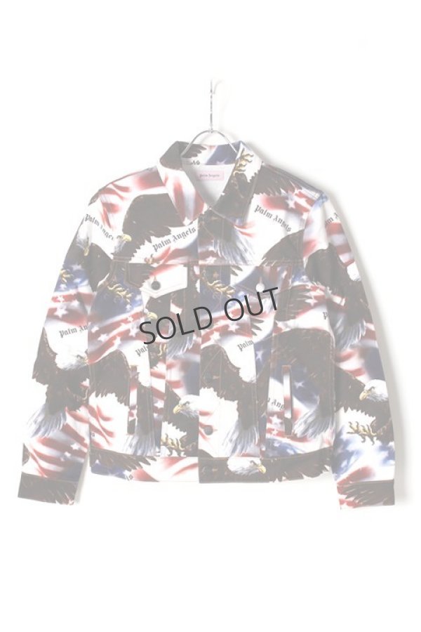 画像1: {SOLD}Palm Angels パームエンジェルス EAGLE DENIM JKT{-AIS} (1)