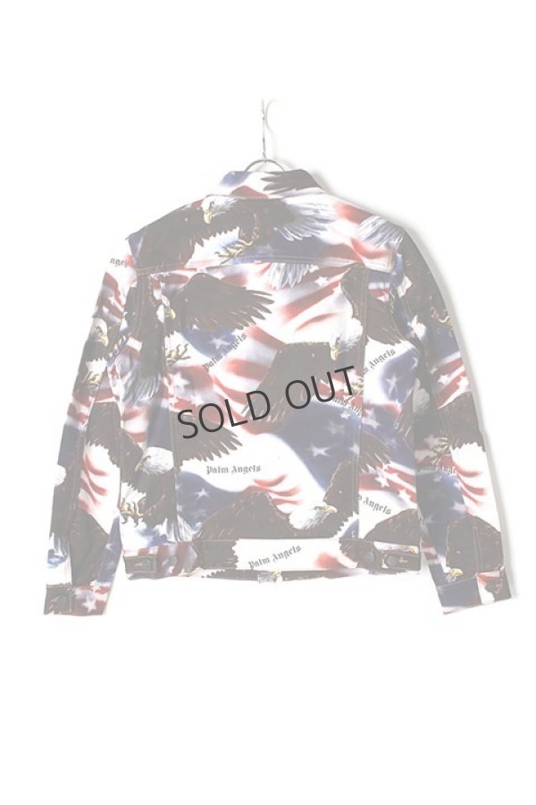 画像2: {SOLD}Palm Angels パームエンジェルス EAGLE DENIM JKT{-AIS} (2)