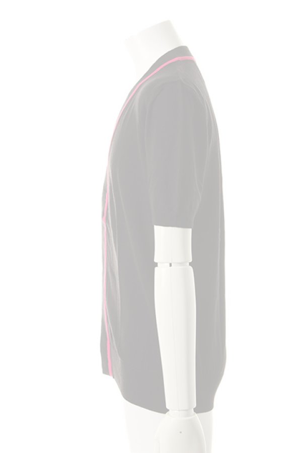 画像3:   PHILIPP PLEIN COUTURE フィリッププレインクチュール CARDIGAN NEON WARRIOR{PPC8M1012-BLKROSE-} (3)