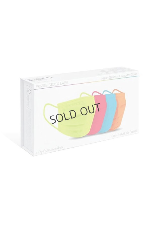 画像4: {SOLD}PRIVATE STOCK LABS プライベート ストック ラボラトリーズ アソート セット マスク（NEON）{PSL-SNA2-10-NEON-BAS} (4)