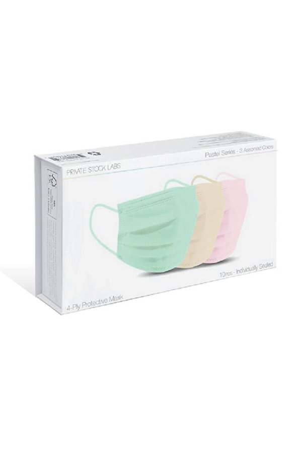画像4: 【 50%OFF セール3,300円→1,650円】 PRIVATE STOCK LABS プライベート ストック ラボラトリーズ アソート セット マスク(PASTEL){PSL-SPA2-10-PAS/PSL-SCA2-10-PAS-BAS} (4)