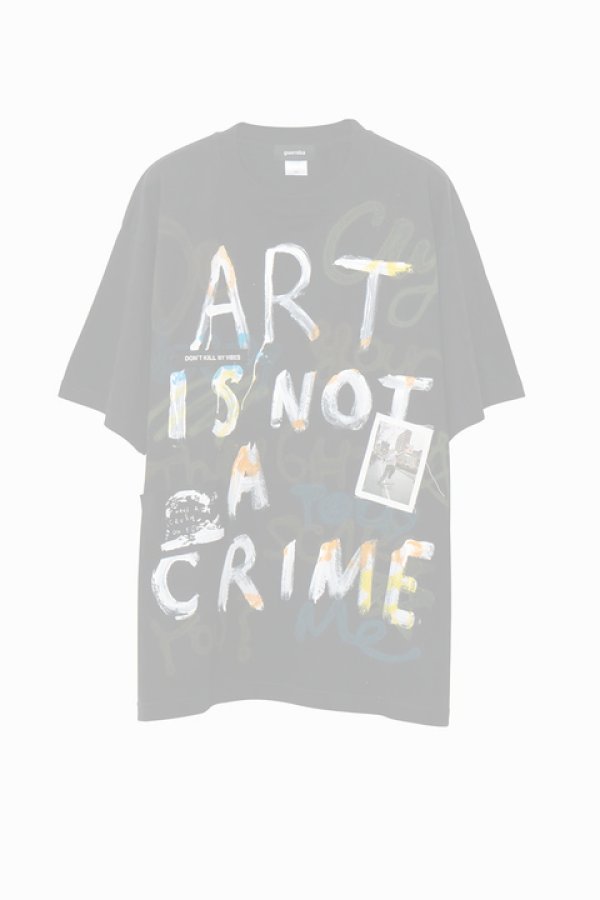画像1:   guernika ゲルニカ Hand Painted T-shirt{-BDA}{E-} (1)