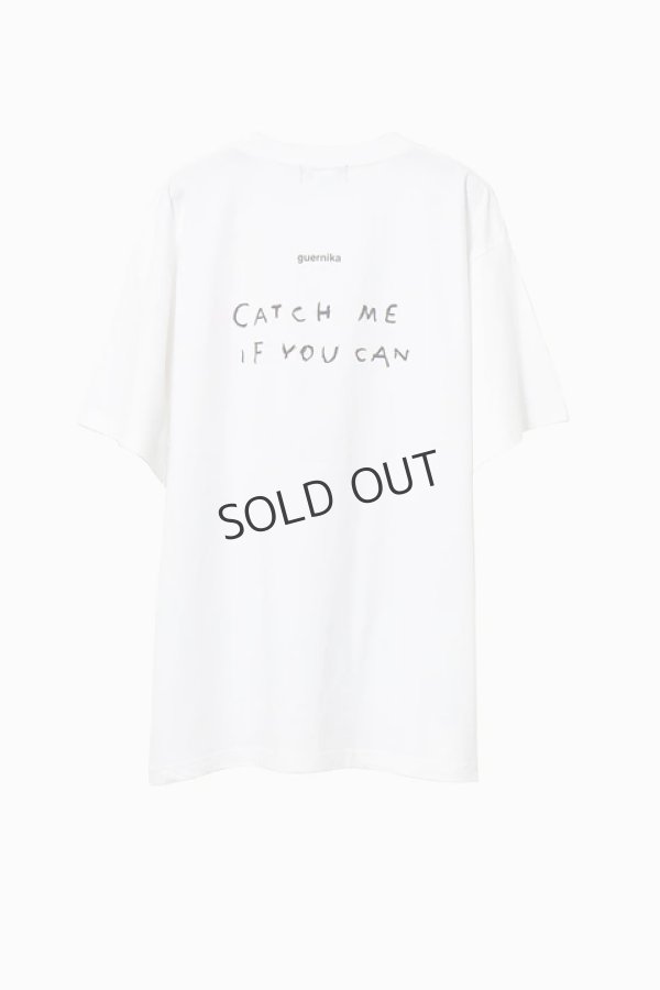 画像2: {SOLD}guernika ゲルニカ Hand Painted T-shirt{-BDA}{E-} (2)