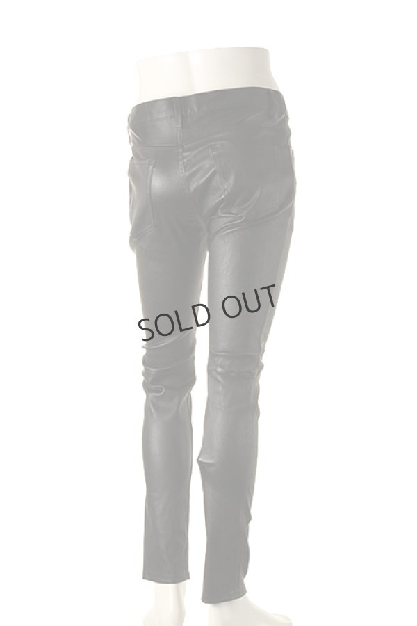 画像2: {SOLD}under bar アンダーバー 【under bar Limited】ストレッチレザーパンツ{-AGA} (2)
