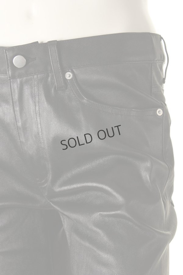 画像4: {SOLD}under bar アンダーバー 【under bar Limited】ストレッチレザーパンツ{-AGA} (4)