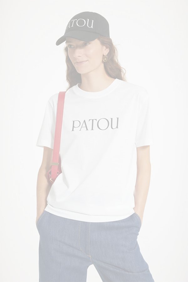 画像5:   PATOU パトゥ オーガニックコットン パトゥロゴTシャツ{JE0299999001W-BDS} (5)