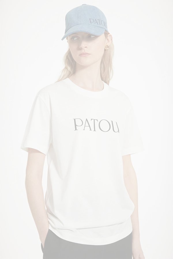 画像6:   PATOU パトゥ オーガニックコットン パトゥロゴTシャツ{JE0299999001W-BDS} (6)
