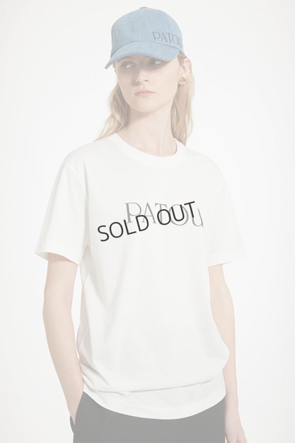 画像6: {SOLD}PATOU パトゥ オーガニックコットン パトゥロゴTシャツ{JE0299999001W-BDS} (6)