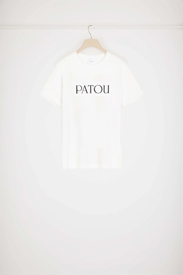 画像7: 【 30%OFF セール40,700円→28,490円】 PATOU パトゥ オーガニックコットン パトゥロゴTシャツ{JE0299999001W-BDS} (7)