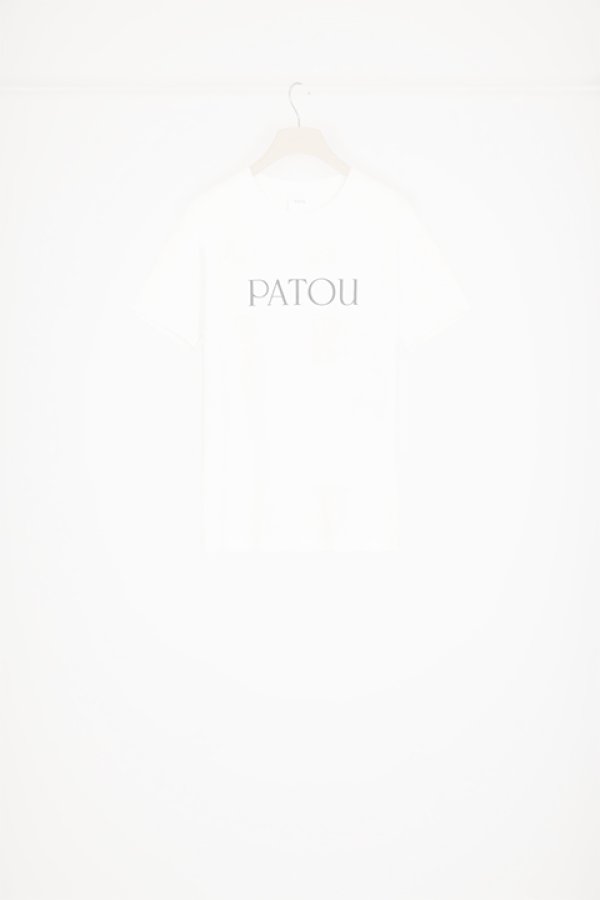画像7:   PATOU パトゥ オーガニックコットン パトゥロゴTシャツ{JE0299999001W-BDS} (7)