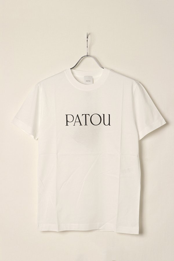 画像8: 【 30%OFF セール40,700円→28,490円】 PATOU パトゥ オーガニックコットン パトゥロゴTシャツ{JE0299999001W-BDS} (8)