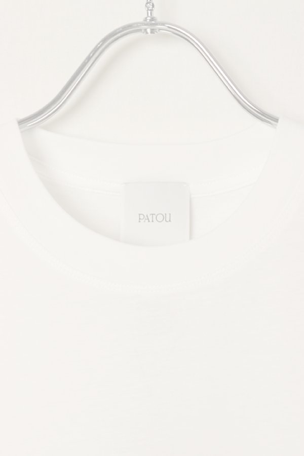 画像9:   PATOU パトゥ オーガニックコットン パトゥロゴTシャツ{JE0299999001W-BDS} (9)
