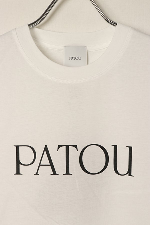 画像10: 【 30%OFF セール40,700円→28,490円】 PATOU パトゥ オーガニックコットン パトゥロゴTシャツ{JE0299999001W-BDS} (10)