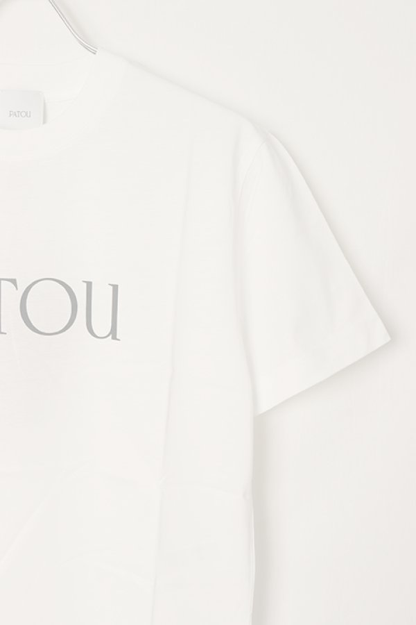 画像11:   PATOU パトゥ オーガニックコットン パトゥロゴTシャツ{JE0299999001W-BDS} (11)