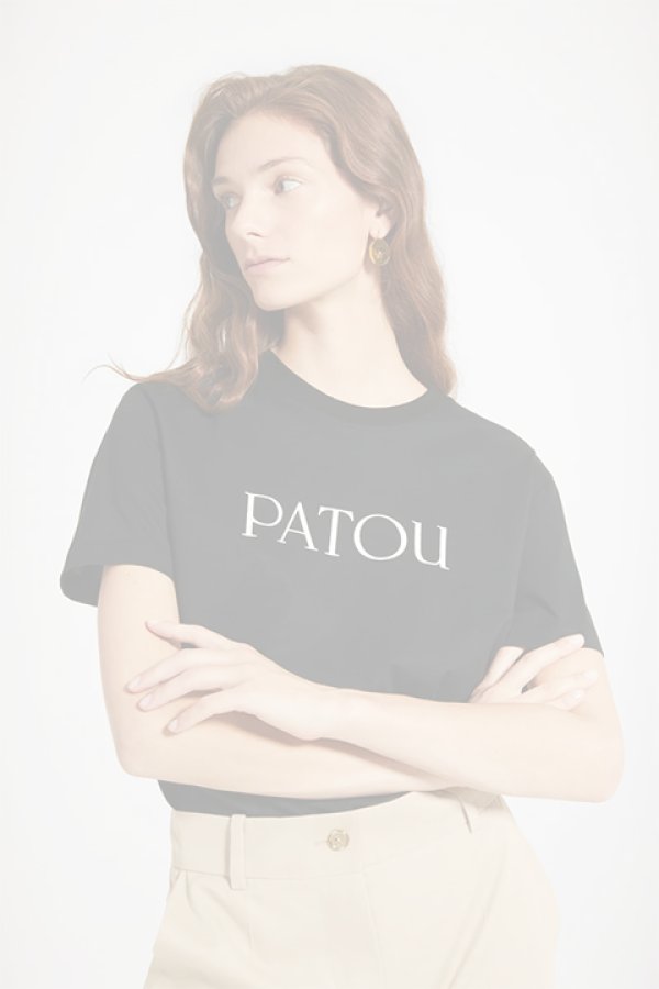 画像1:  {SOLD} PATOU パトゥ オーガニックコットン パトゥロゴTシャツ{JE0299999999B-BDS} (1)