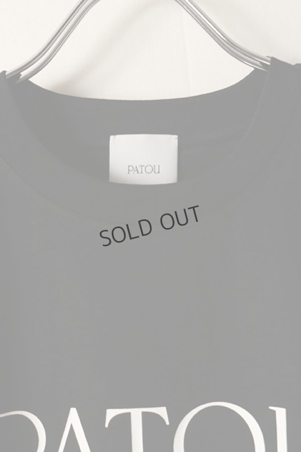 画像4: {SOLD}PATOU パトゥ オーガニックコットン パトゥロゴTシャツ{JE0299999999B-BDS} (4)