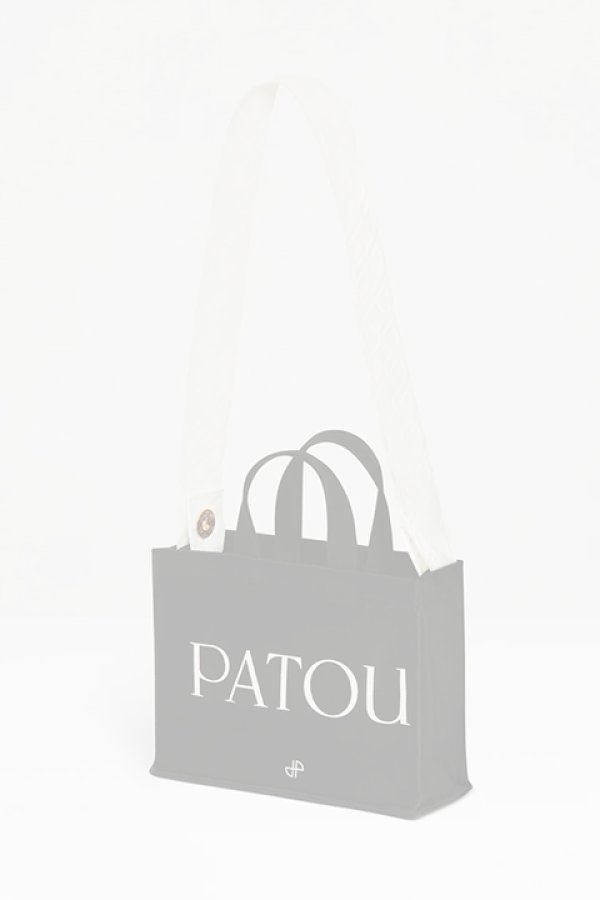 画像4:  {SOLD} PATOU パトゥ コットンキャンバス パトゥトート スモール {AC0440076999B-BDS} (4)