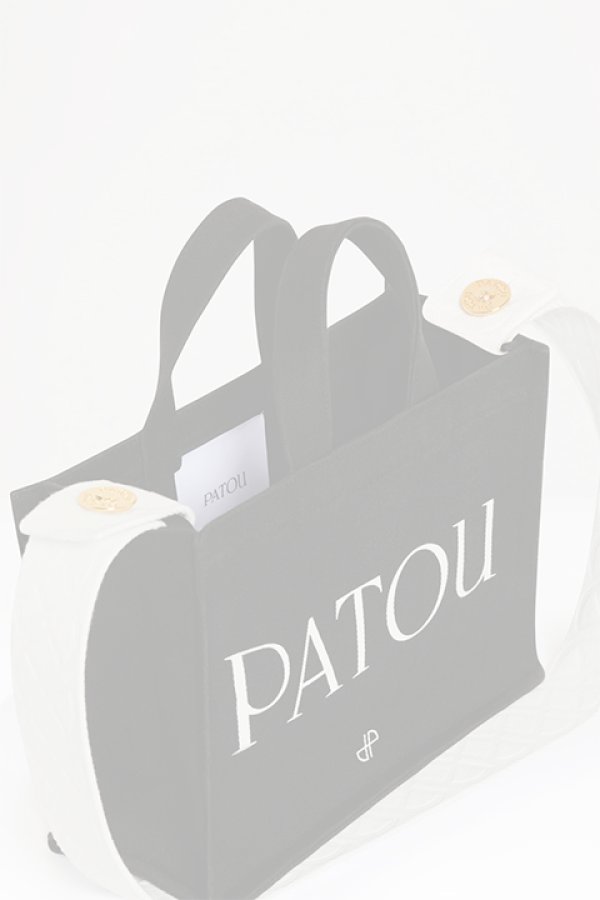 画像5:  {SOLD} PATOU パトゥ コットンキャンバス パトゥトート スモール {AC0440076999B-BDS} (5)