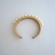 画像2: {SOLD}ADER.bijoux アデルビジュー RATTAN pearl bangle{-AIS} (2)