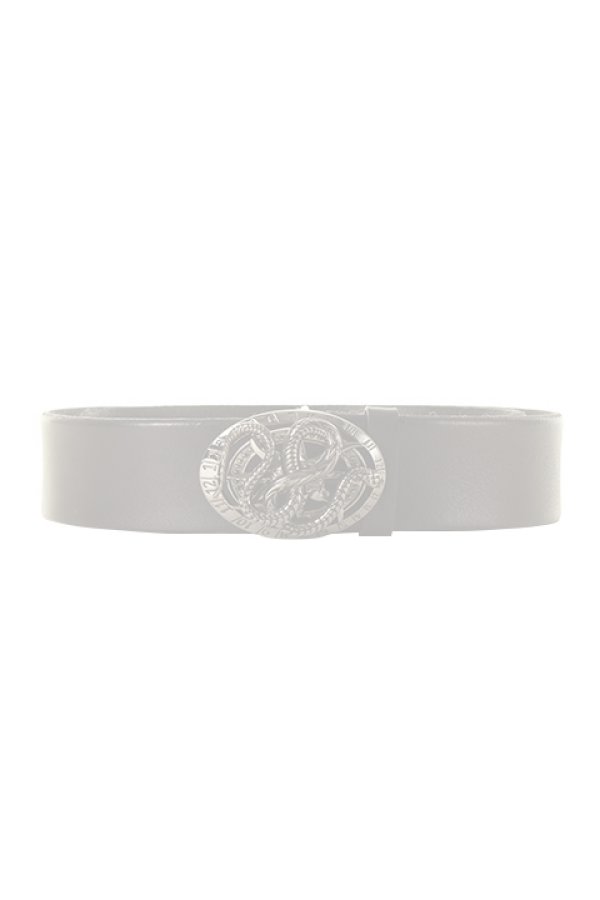 画像1:   Roberto Cavalli ロベルトカヴァリ BELT WITH SNAKE BUCKLE{RC-201706-01-BLKSLV-AGS} (1)
