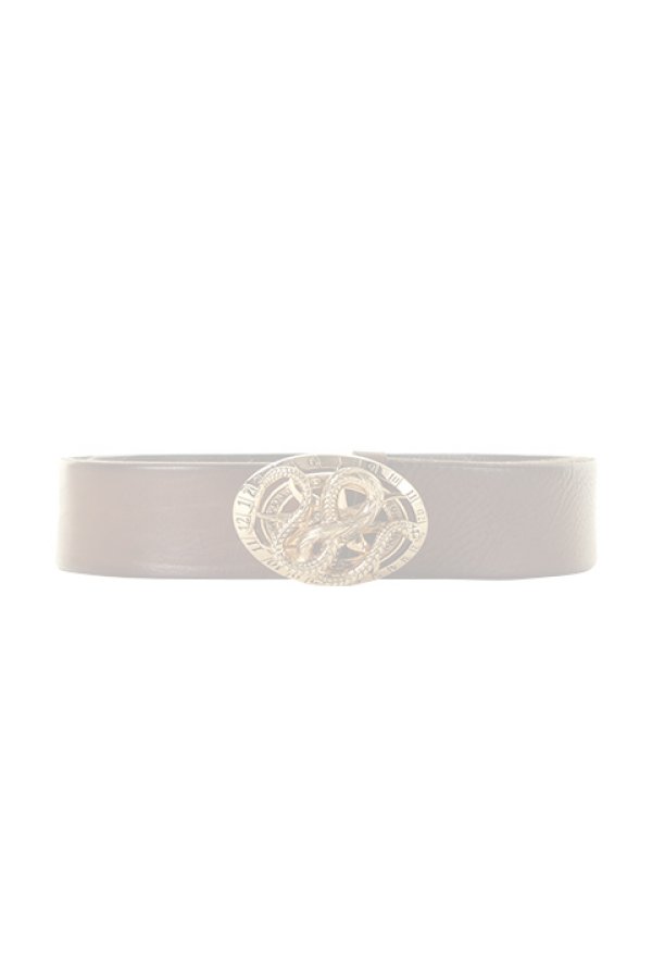 画像1:   Roberto Cavalli ロベルトカヴァリ BELT WITH SNAKE BUCKLE{RC-201706-01-BRWGLD-AGS} (1)