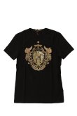 画像1: {SOLD}Roberto Cavalli ロベルトカヴァリ T-SHIRT RC WITH SNAKES{RC-201706-10-BLK-AGS} (1)